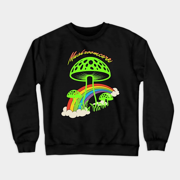 Mushroomcore Madness Crewneck Sweatshirt by NedisDesign